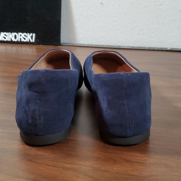 Amazon Essentials Women's Square-Toe Ballet Flat Navy Blue Flat Shoe Loafer 7½ - Picture 4 of 9